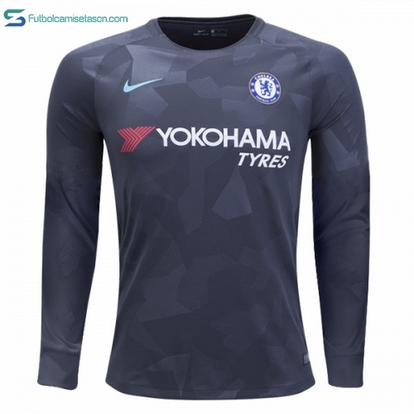 Camiseta Chelsea 3ª ML 2017/18